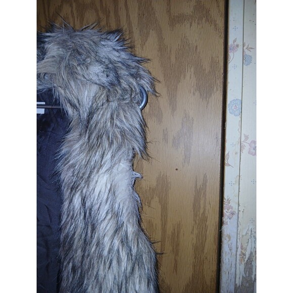 Ann Taylor Loft Vest Faux Fur Women's Size Medium Lined 24×15 - Picture 5 of 11